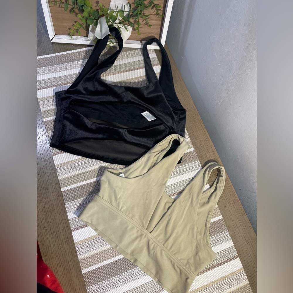 Athleta Women's Black Trousers and offline womens green
